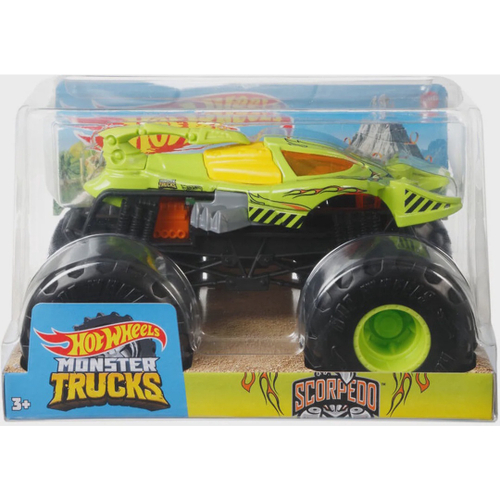 Hot Wheels Monster TRUCKS 1:24 FYJ83 Carrinhos Carros Coleção Miniatura  Brinquedo Colecionador Criança Menino Menina