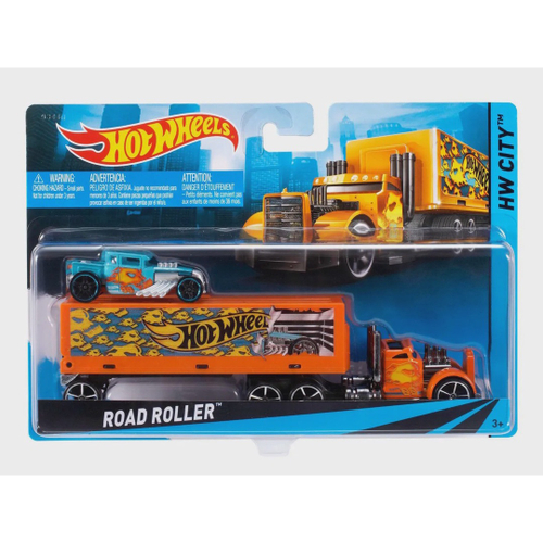 Caminhão de Transporte Hot Wheels com Carrinho - Super Rigs