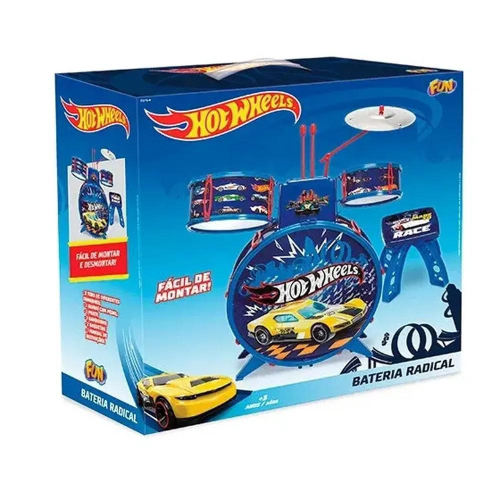 TECLADO INFANTIL GRANDE HOT WHEELS FUN 7204-3