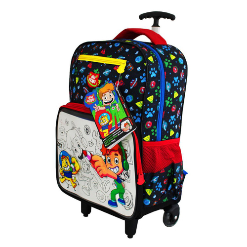 Mochila Escolar Infantil Oficial r Gato Galáctico