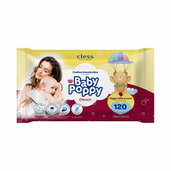 Toalha umedecida baby poppy basic 120UN (kit 12 unid) é boa?
