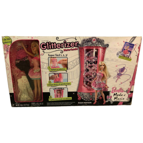 Playset Grande Guarda Roupa Motorizado Glitterizer E Acessórios - Barbie  Moda E Magia - Acompanha Boneca - Mattel / Ano De Fabricação: 2009 na  Americanas Empresas