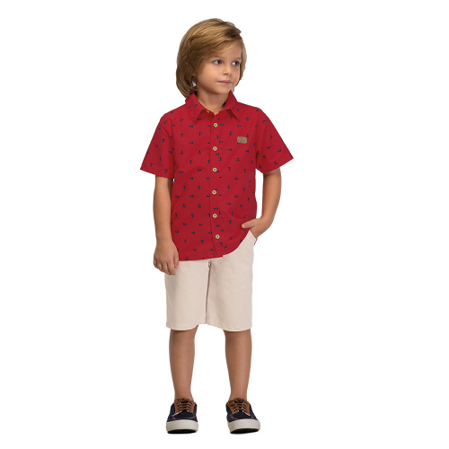 Camisa bermuda outlet