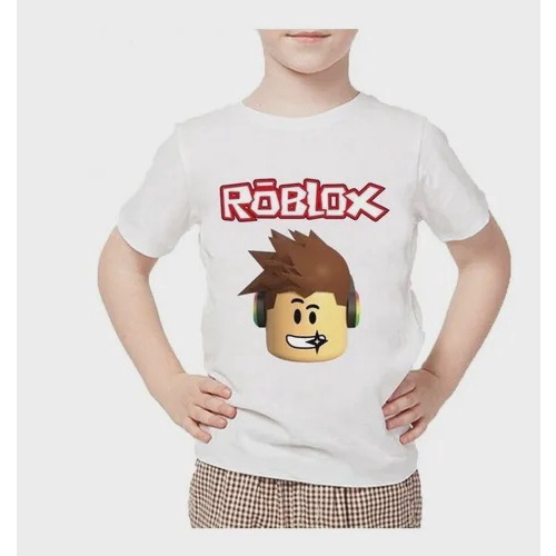 Camiseta Roblox Infantil Turma Doors Jogo Online Modelo A