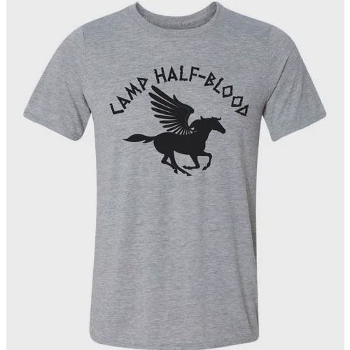 Camiseta infantil Percy Jackson camisa Camp Half Blood Meio Sangue