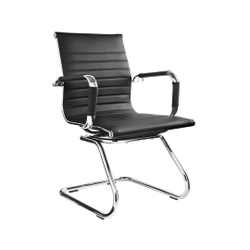 Cadeira Fixa para recepção escritório Interlocutor Esteirinha charles eames OR-3301 Cor Preta ordesign Menor preço em Cadeira Fixa para recepção escritório Interlocutor Esteirinha charles eames OR-3301 Cor Preta ordesign