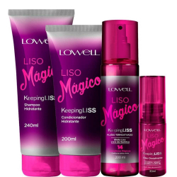 Kit Lowell Keeping Liss Liso Mágico 4 Produtos é boa?