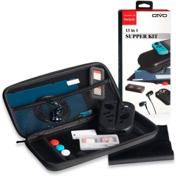 Kit Acessório 13 Em 1 Capa Película Fones Nintendo Switch Menor preço em Kit Acessório 13 Em 1 Capa Película Fones Nintendo Switch