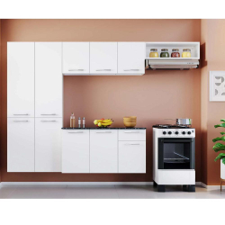 Cozinha de Aço Itatiaia com Armário e Balcão Branca Completa 10 Portas 1 Gaveta 4 Peças Menor preço em Cozinha de Aço Itatiaia com Armário e Balcão Branca Completa 10 Portas 1 Gaveta 4 Peças