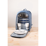 Mochila piquenique 4 pessoas azul - Casa Mind