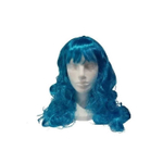Peruca Azul Claro Festa Fantasia Carnaval Light Blue Unissex
