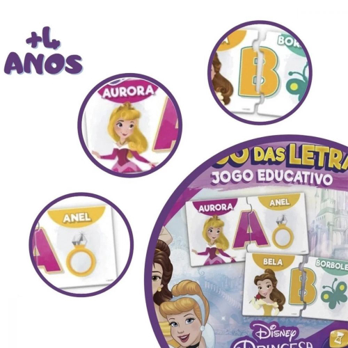 Jogo Mimo Das Letras Disney Princesa