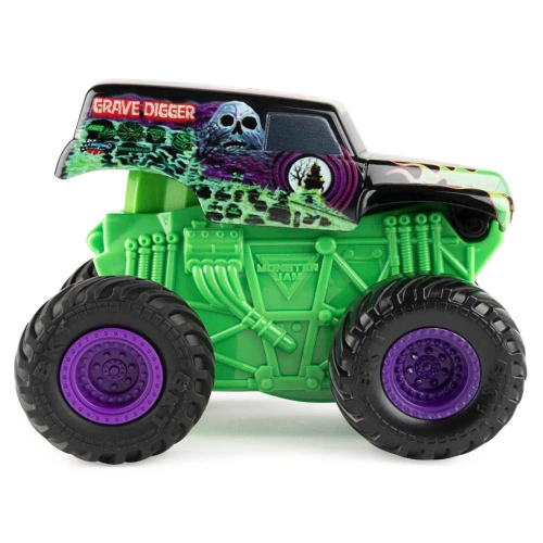 Monster Jam 1:24 - Carro com Controle Remoto - Grave Digger - Sunny - Ri  Happy