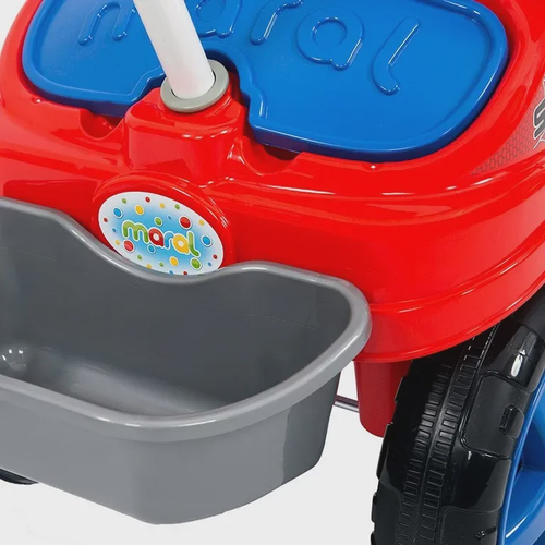 Triciclo Baby City Moto Infantil Menino Com Pedal Empurrador em Promoção na  Americanas