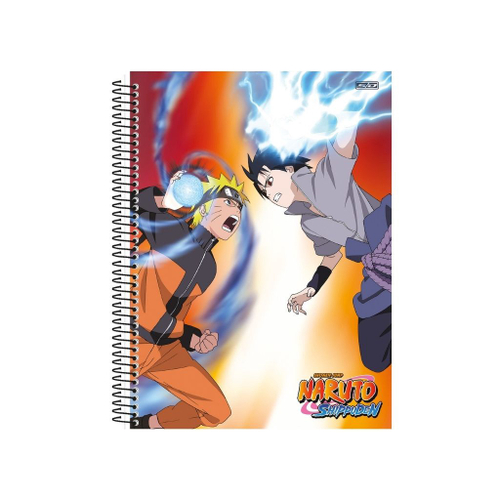 Caderno Cartografia e Desenho Espiral Capa Dura 60 Fls Naruto