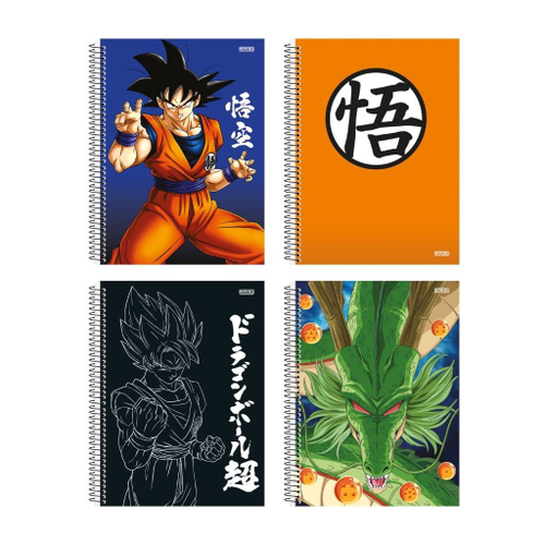 Caderno de Caligrafia A5 no Tema Dragon Ball Z