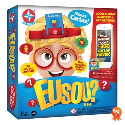 Jogo Infantil Educativo Divertido Eu Sou? Estrela