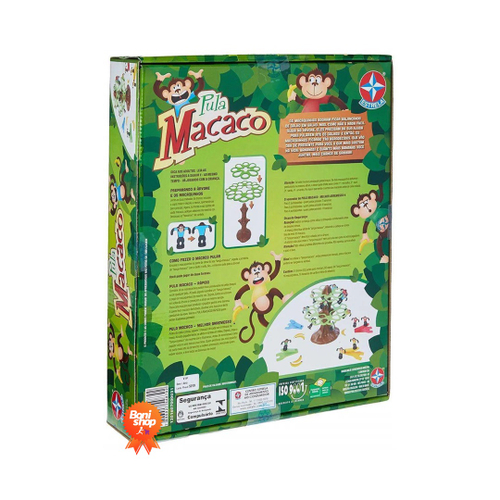 Jogo Brinquedo Infantil Pula Macaco Original Estrela