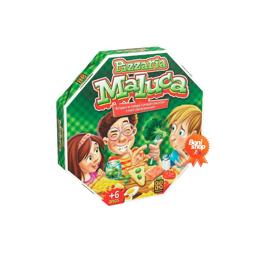 JOGO DE TABULEIRO MESA PIZZARIA MALUCA GROW ORIGINAL NOVO - Lepetiti  Brinquedos