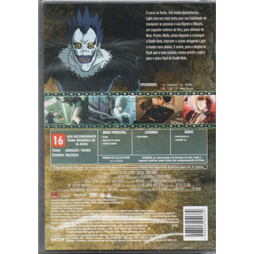 Death Note Shonen Jump Dvd Vol. 9 em Promoção na Americanas, death note  dublado ou legendado 