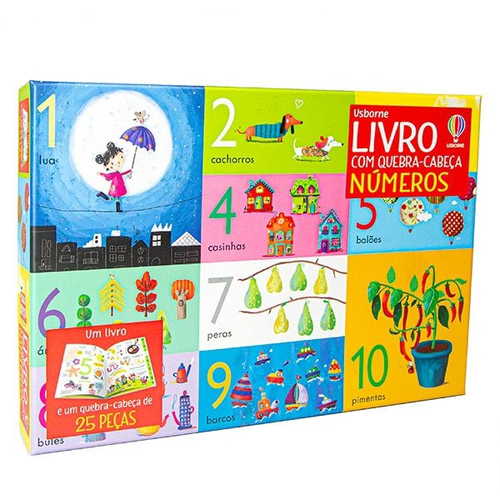 Quebra Cabeça Jogo Educativo 15 peças Grandes Descobrindo os Numeros 1 ao 5  Toyster - 002036 no Shoptime