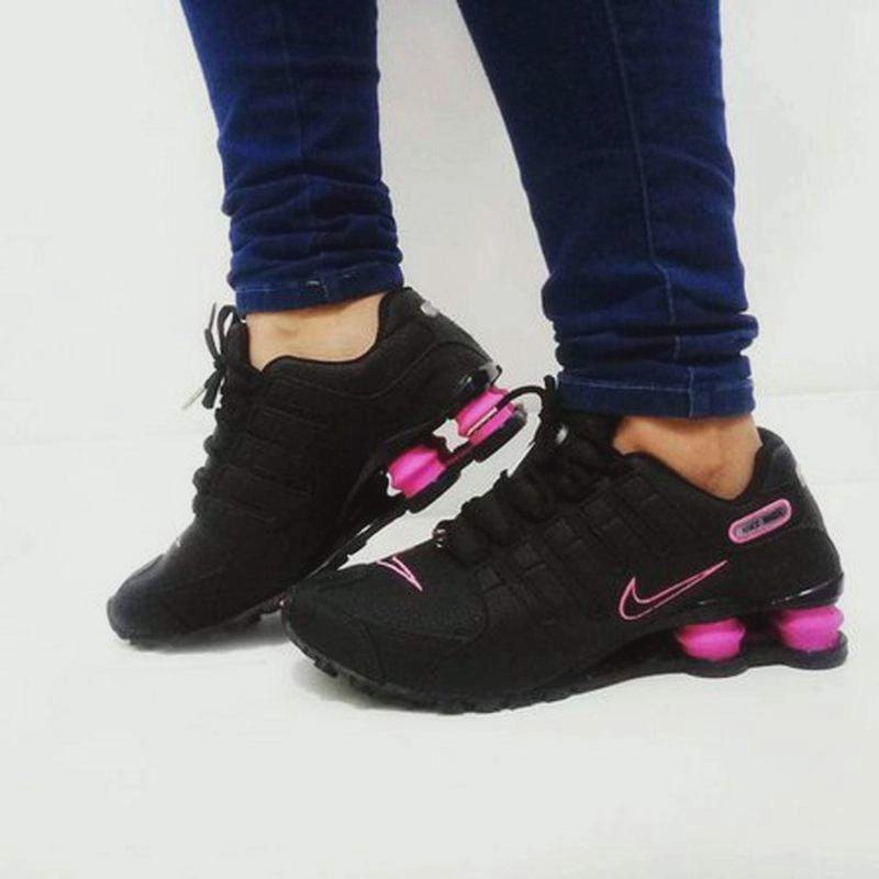 nike 4 mola rosa e preto