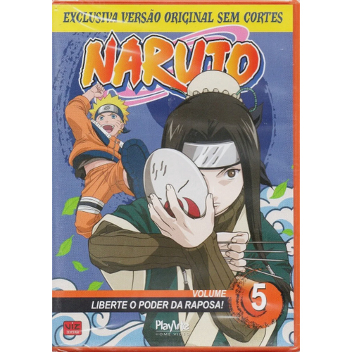 Box Dvd - Naruto Shippuden - 1ª Temporada - Volume 2 - 5 Discos - Original  Novo Lacrado