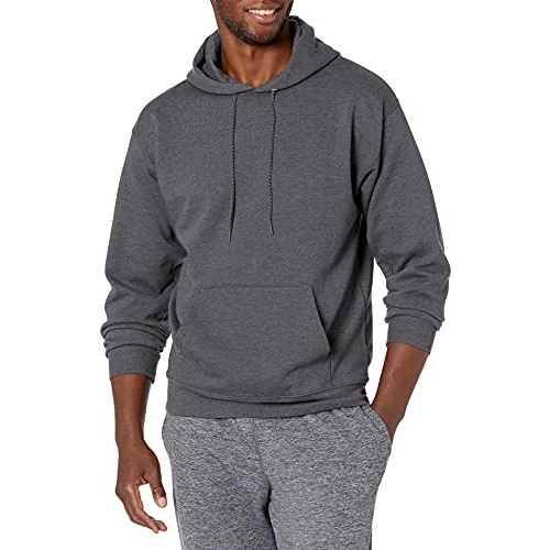 hanes gray zip up moletom com capuz