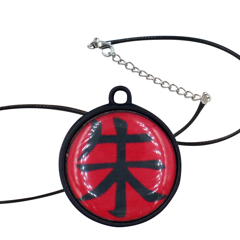 Compra online de Naruto Akatsuki Cosplay Colar Nuvem Vermelha