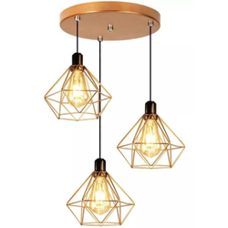 Conjunto Lustre Pendente Diamante Triplo Cobre (Bocal Triplo / Canopla Cobre) é boa?