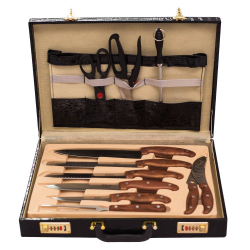Kit Churrasco ou Cozinha Com Maleta 25 Peças Em Aço Inox Menor preço em Kit Churrasco ou Cozinha Com Maleta 25 Peças Em Aço Inox