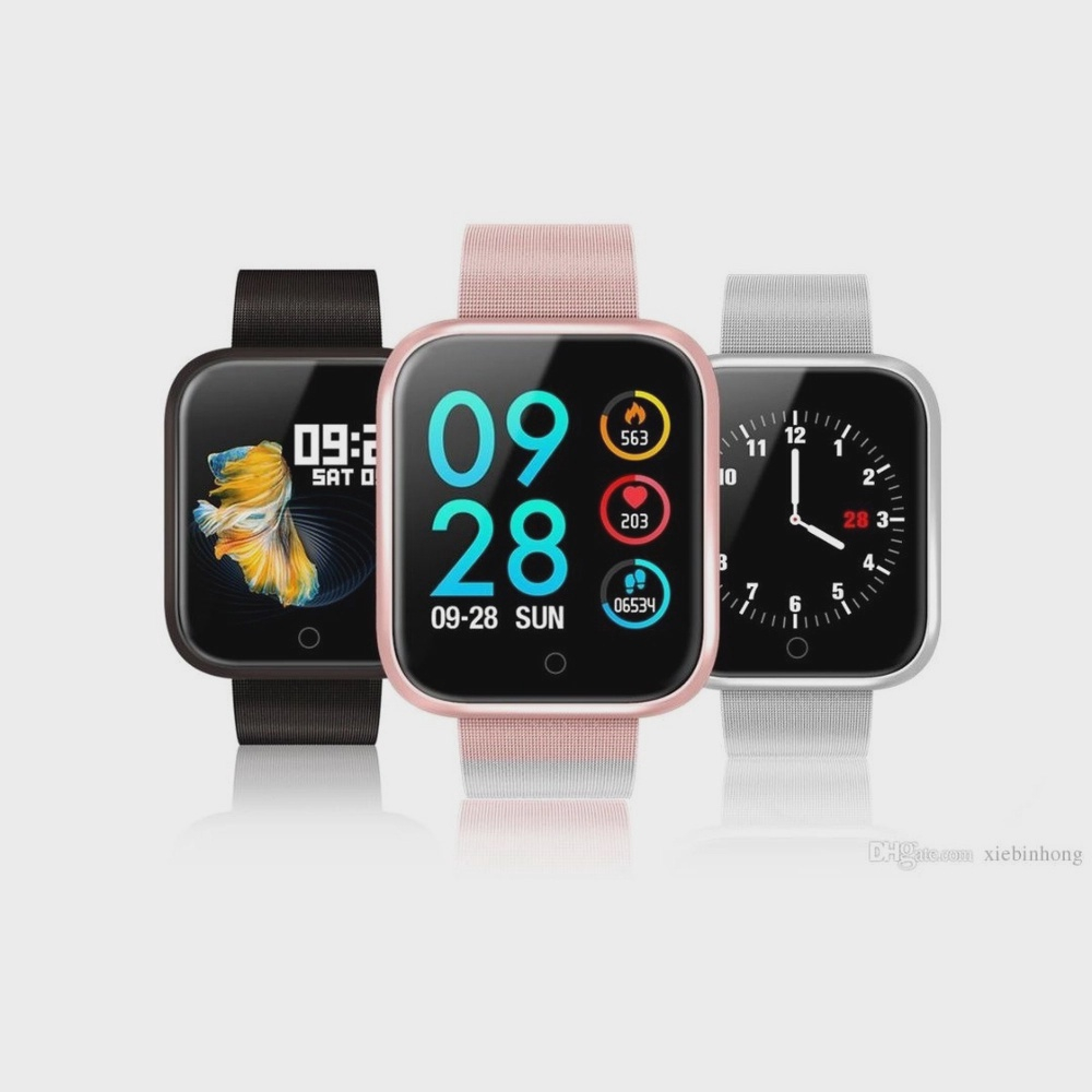 relógio inteligente smartwatch p70 android ios lg samsung preto