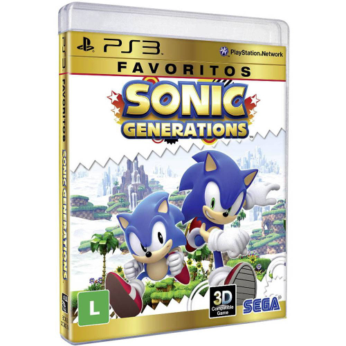 Jogo Sonic Generations - PS3 - curitiba - sonic ps3 são paulo - sonic ps3  rio de janeiro - Brasil Games - Console PS5 - Jogos para PS4 - Jogos para  Xbox