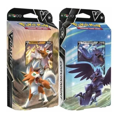 Pokémon Baralho Batalha V Deck Lycanroc V Cartas Pokémon Baralho