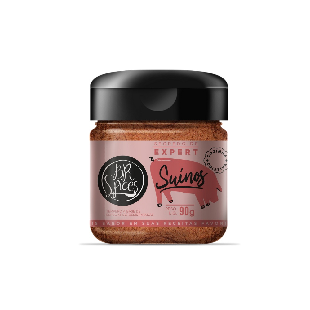 Tempero Segredo De Expert Suínos br Spices Pote 90G no Shoptime