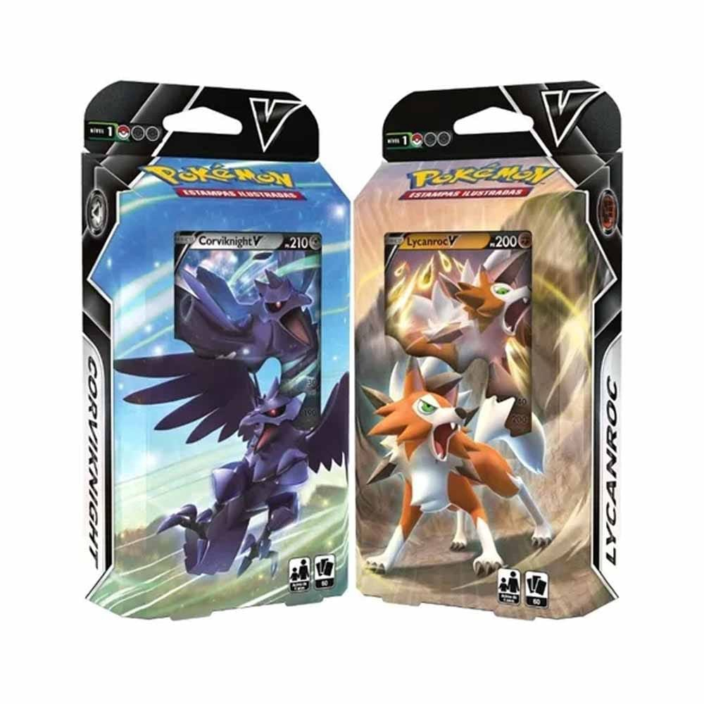 Jogo de Cartas - Cards - Pokémon - Baralho de Batalha V - Lycanroc