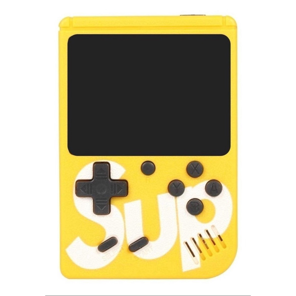 Mini Vídeo Game Boy Portátil Sup 400 Em 1 Jogos (AMARELO)