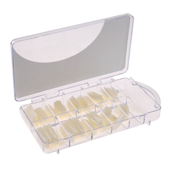 Kit 100 Unhas Postiças Acrigel Acabamento Tips Meia Lua é boa?