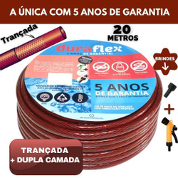 Mangueira De Jardim 3 Camadas DuraFlex 5 Anos Garantia-20mts é boa?