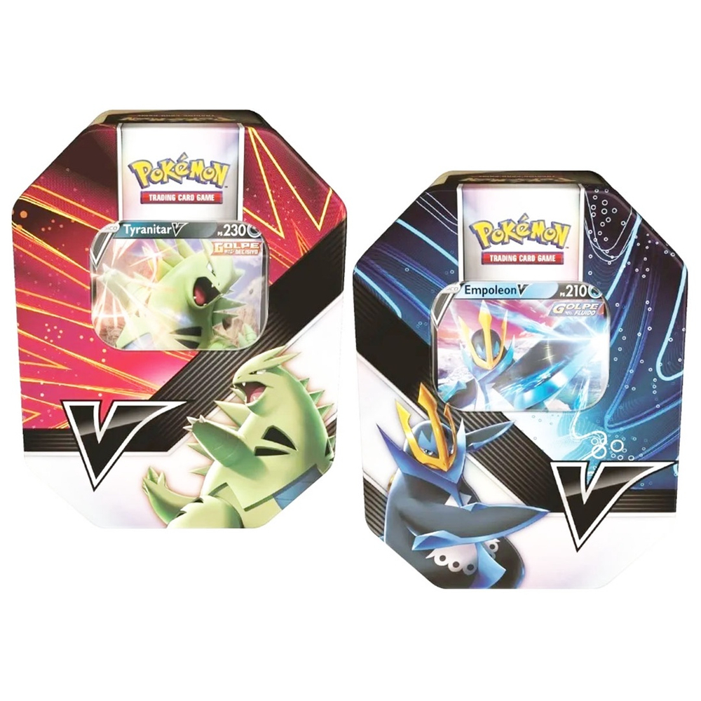 Kit Pokémon 2 Lata De Cartas Ultra Raras Pokémon Tcg + Brinde em