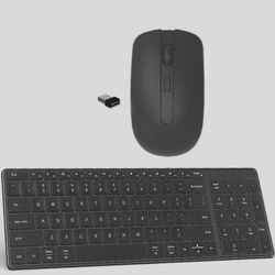 Teclado Mouse Wireless Preto para Notebook Dell Menor preço em Teclado Mouse Wireless Preto para Notebook Dell