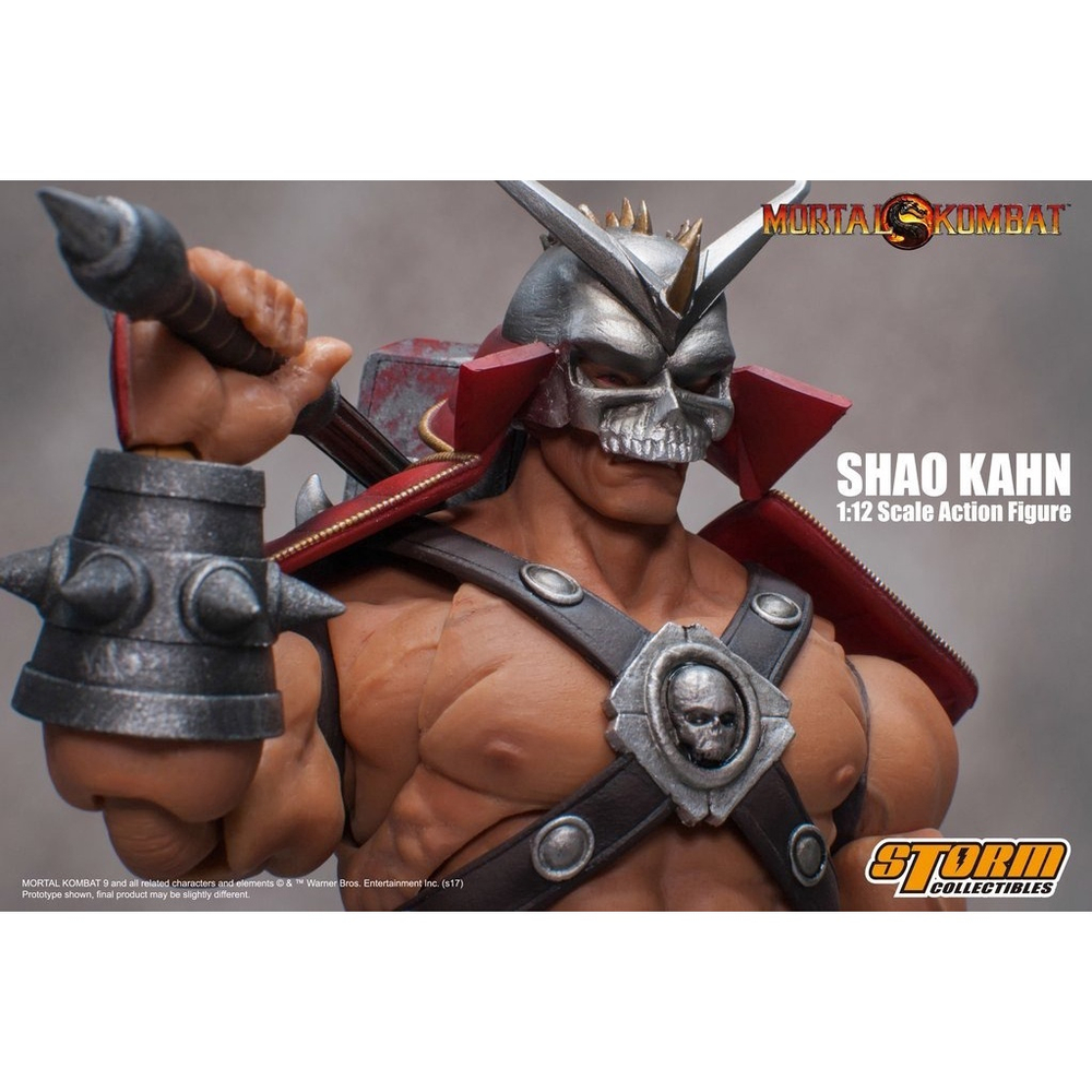 Shao Kahn Mortal Kombat Boneco Colecionável em Resina