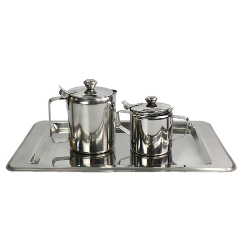 Jogo para cha e cafe quatro estacoes aco inox 7 pcs viel