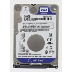 Hd Wd Sata 2,5 p/ Notebook Blue 7mm 500gb 5400rpm 16mb Cache Sata 6.0gb/s - Wd5000lpcx Menor preço em Hd Wd Sata 2,5 p/ Notebook Blue 7mm 500gb 5400rpm 16mb Cache Sata 6.0gb/s - Wd5000lpcx