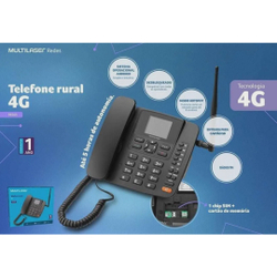 Telefone Celular Rural 4g Wifi Roteador Rádio Fm Multilaser Menor preço em Telefone Celular Rural 4g Wifi Roteador Rádio Fm Multilaser