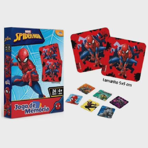 Jogo Da Memoria Spider-Man no Shoptime