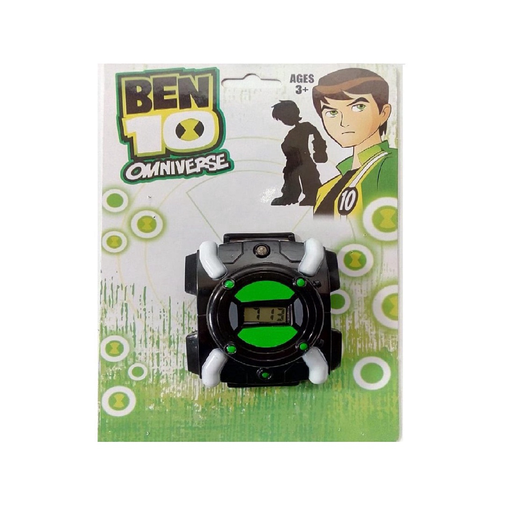 Relógio Horas Digital Ben10 Com Luz E Som Omnitrix Omniverse