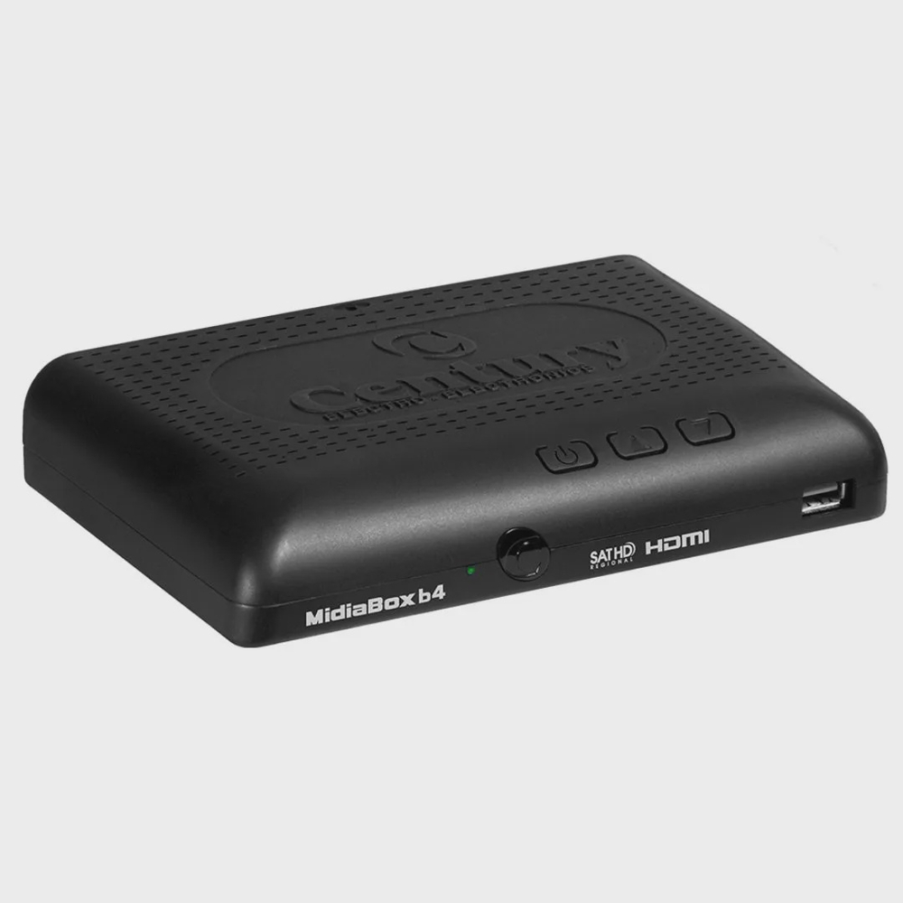 Receptor Digital Century Midia Box B4 HDTV sem Conversor Bivolt em