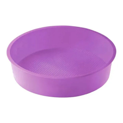 Forma de Silicone Redonda Para Bolos Roxo é boa?