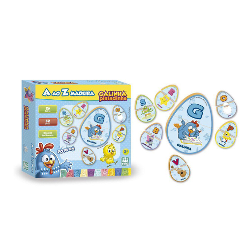 Jogo Galinha Pintadinha Educativo Infantil Criativo 3 Pcs